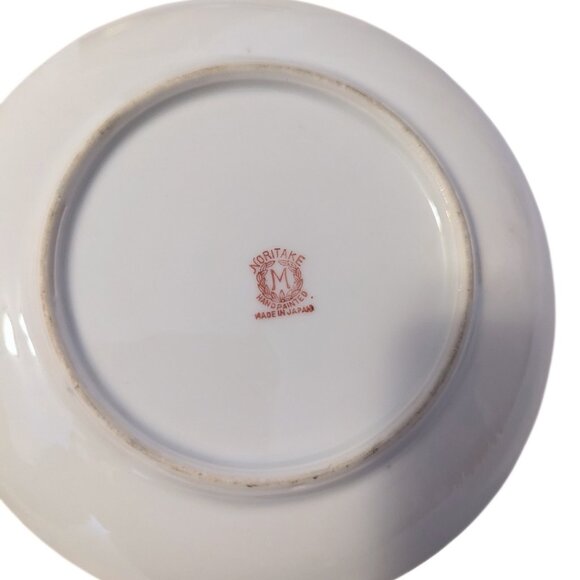 Vintage Noritake Japan Iridescent Plate Serving Dish Porcleain Hand Painted - Picture 6 of 8